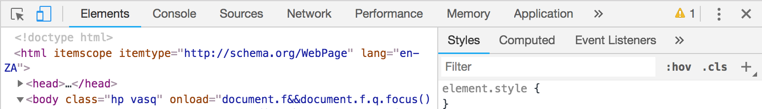 Enable Device Toolbar in Chrome development tools
