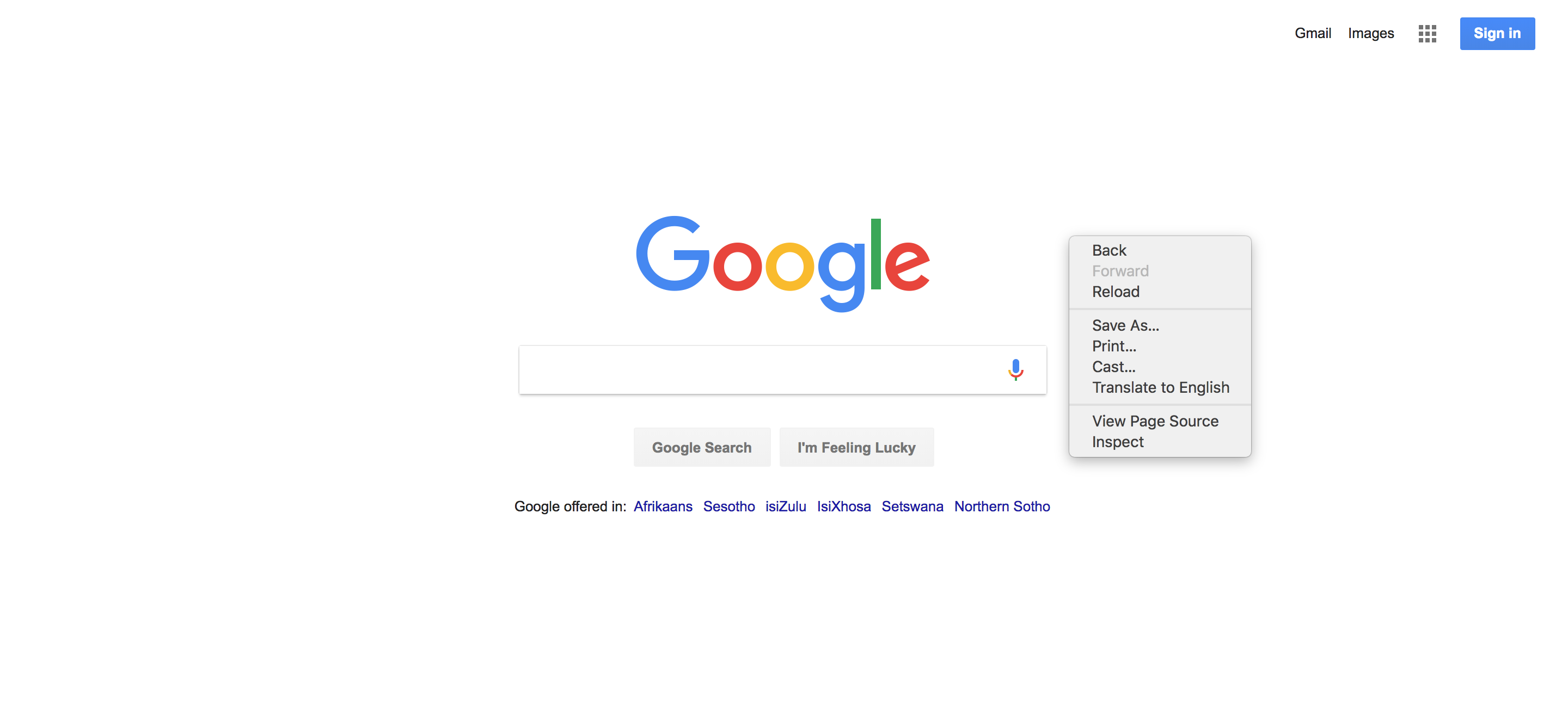 Inspect with Chrome