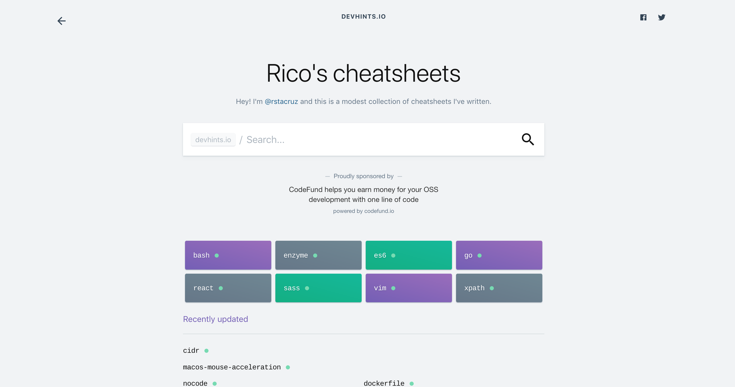 Devhints